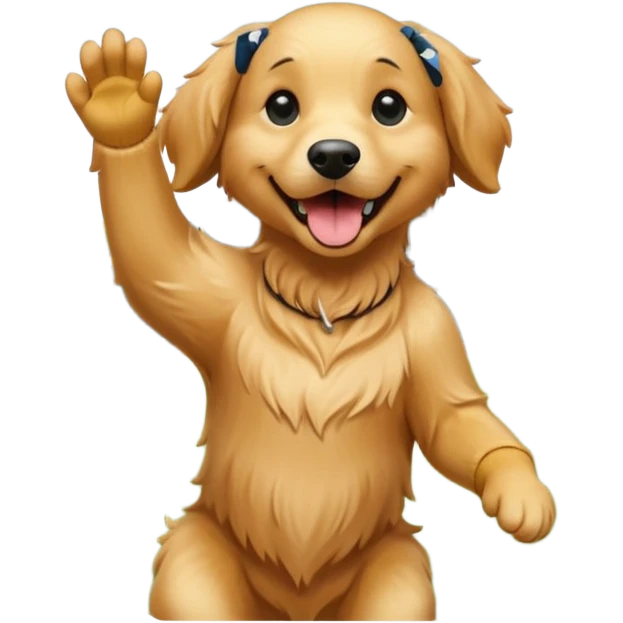 Dog play baseball emoji