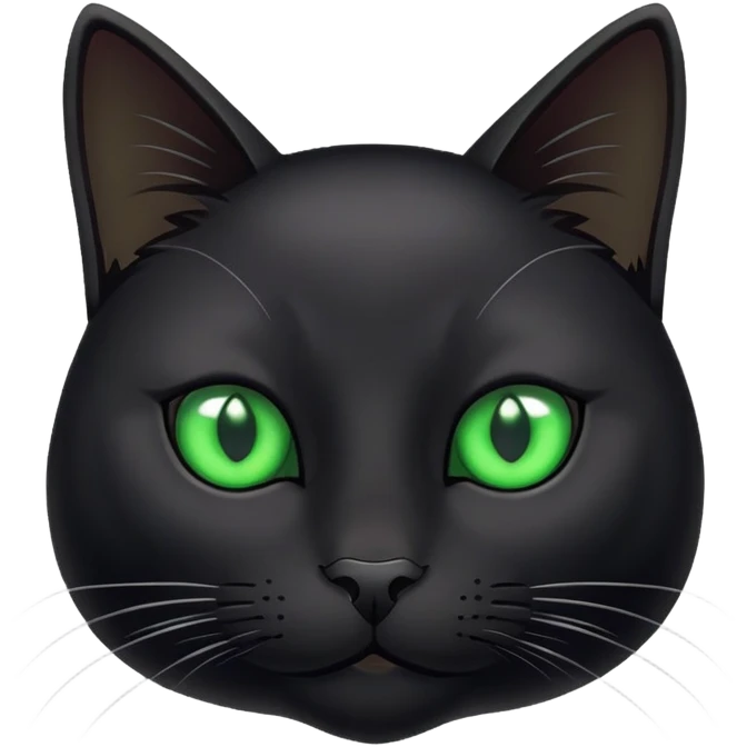 Black cat emoji