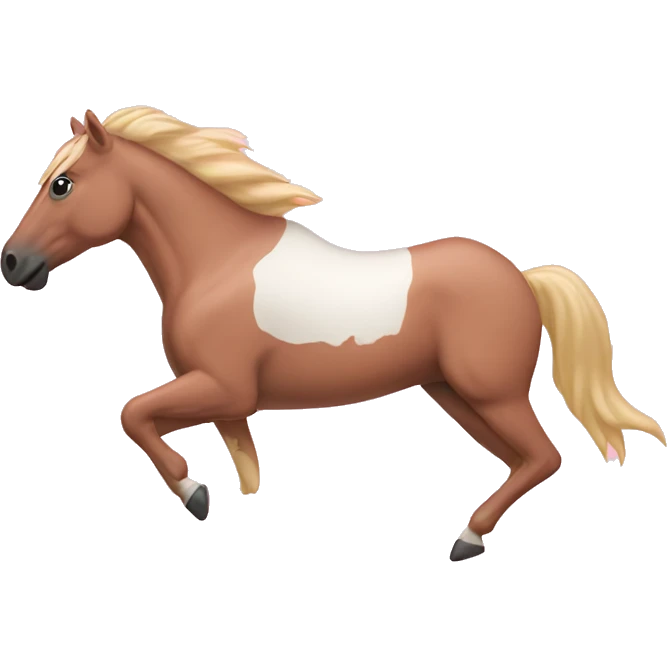 light pink bronco emoji