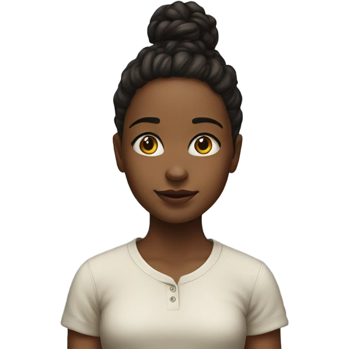 realistic portrait of girl emoji