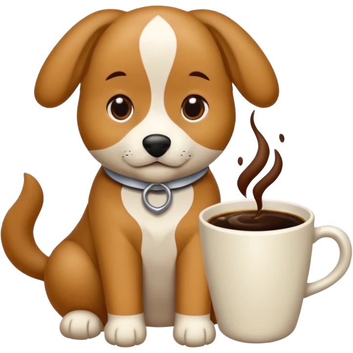 Polis üniforması giyen köpek emoji