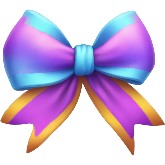 A cute bow emoji