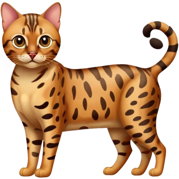 bengal cat full body emoji