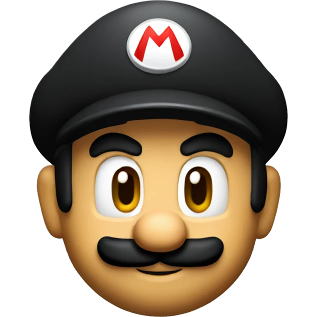 Mario shadow emoji