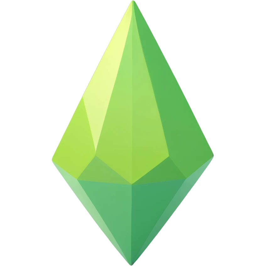 plumbob tall shape emoji