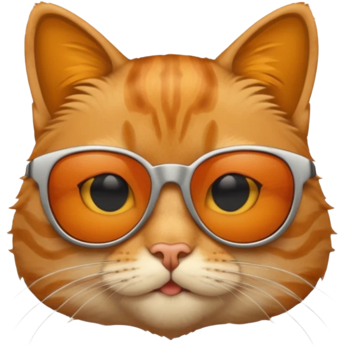 Cat wearing sunglasses emoji