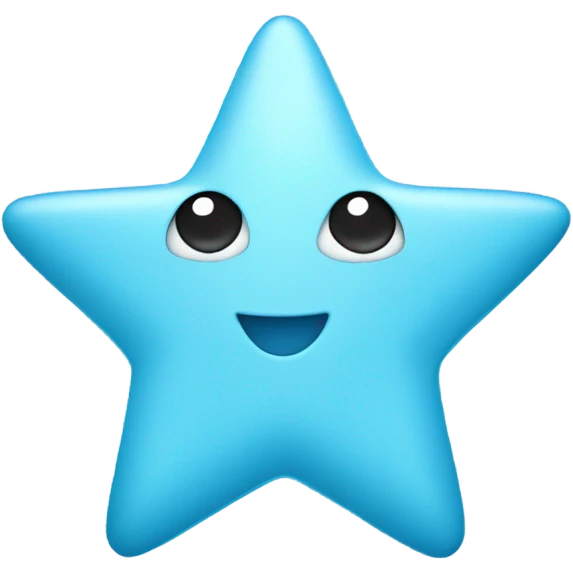 baby blue star emoji