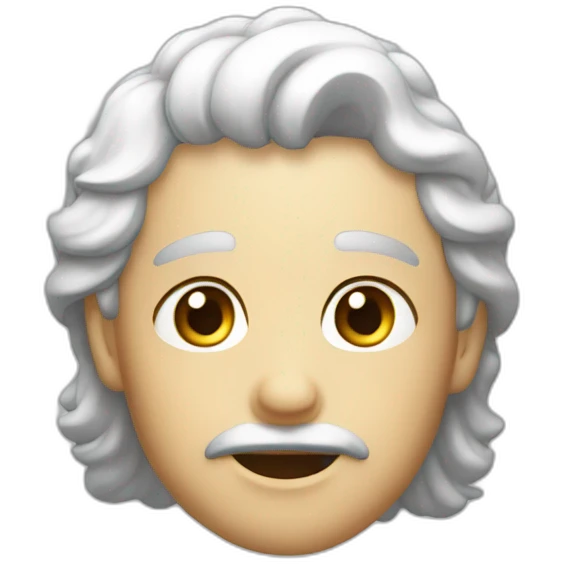 The glacé emoji