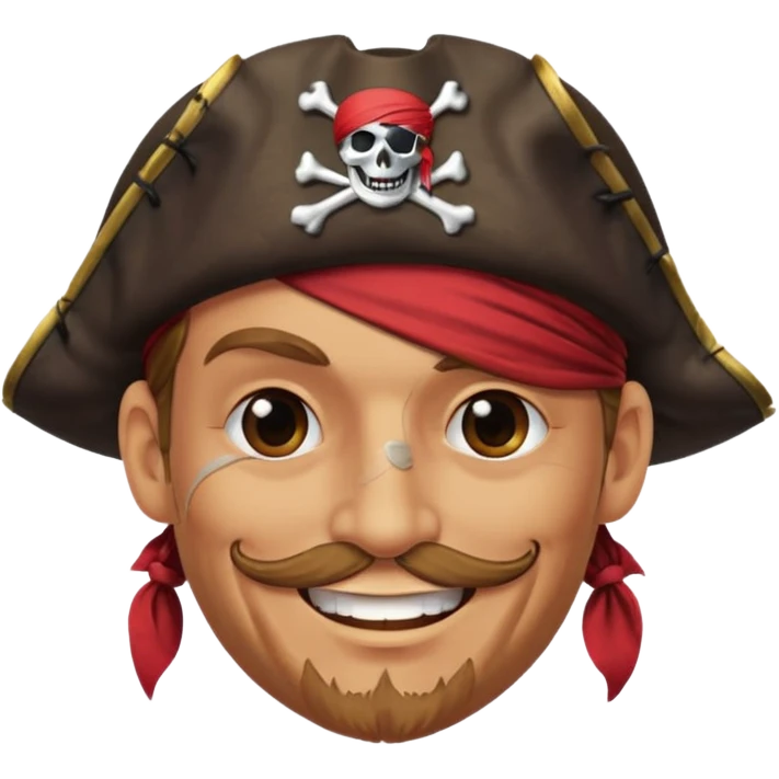 pirate and emoji