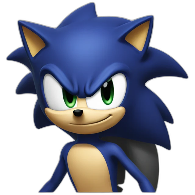 Shadow sonic character emoji