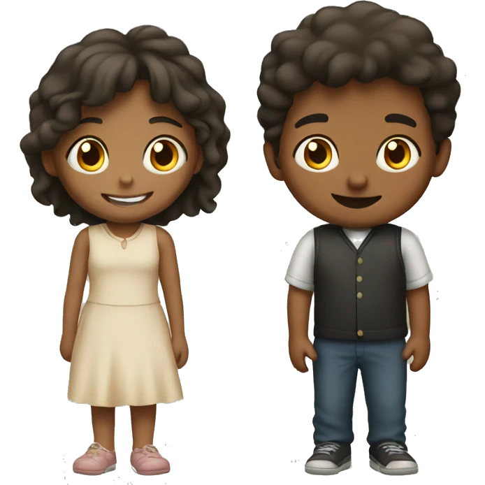A boy and a girl emoji