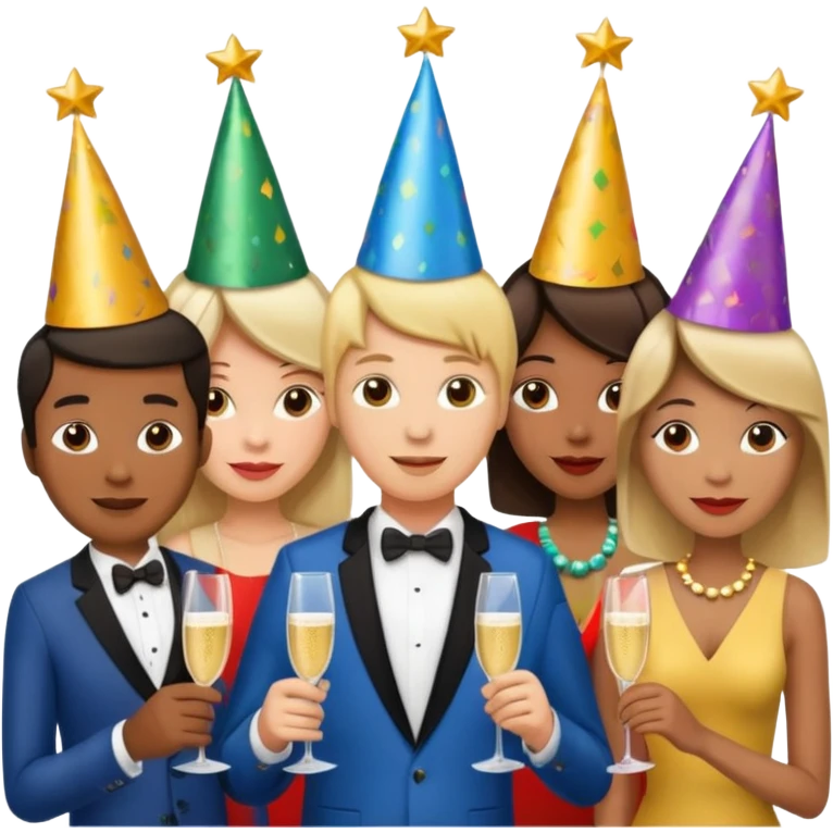 Red group peoples party emoji