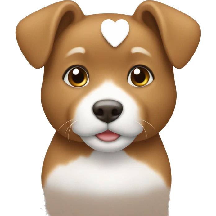 Carmel with white hearts emoji