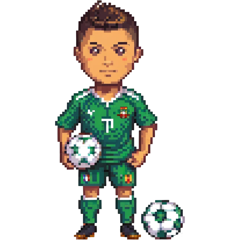Cristiano Ronaldo iconic footballer emoji