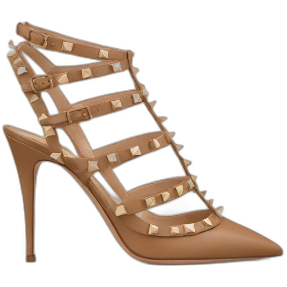 VALENTINO Tan-go heel emoji