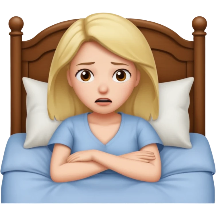 Wife being impatient in bed emoji