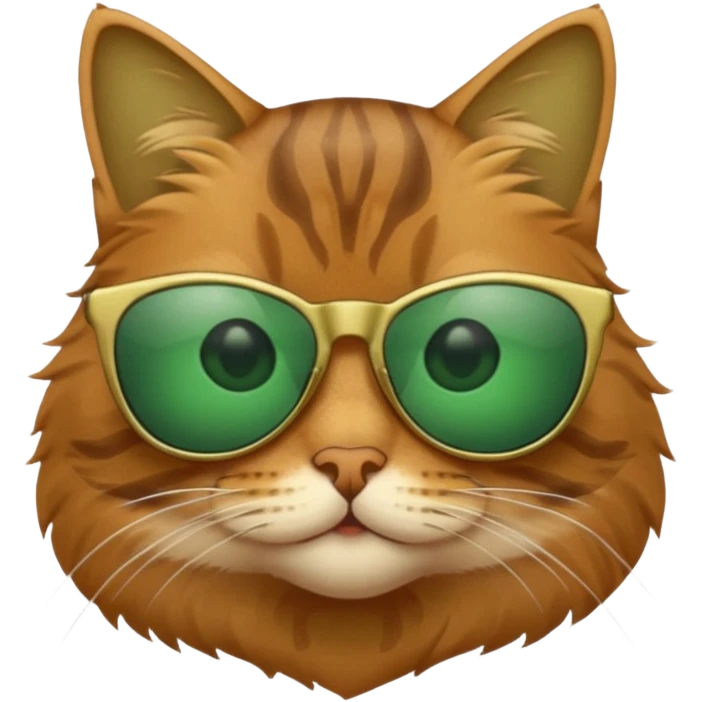 Cat wearing sunglasses emoji