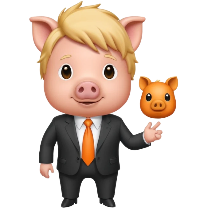 Trump pig emoji