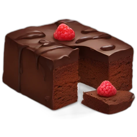 Brownie cake emoji
