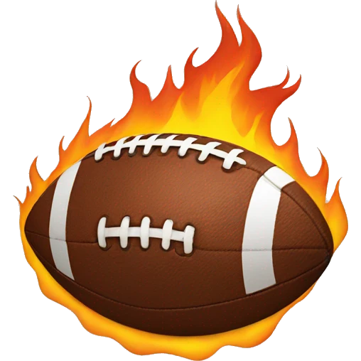 Football on fire  emoji
