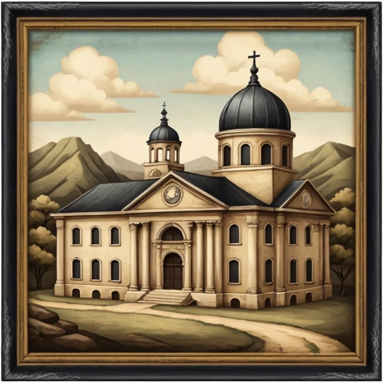 Vintage old antique academia aesthetic scenery  emoji