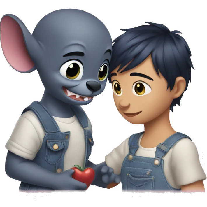 Stitch et angel emoji