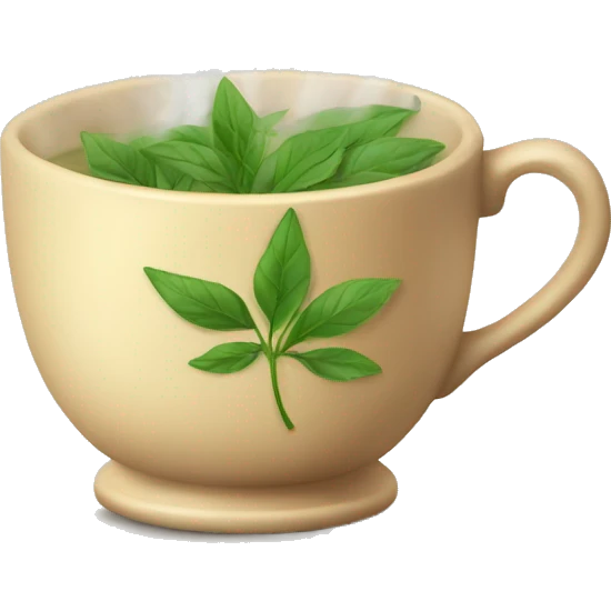 Steaming Herbal Tea Cup  emoji