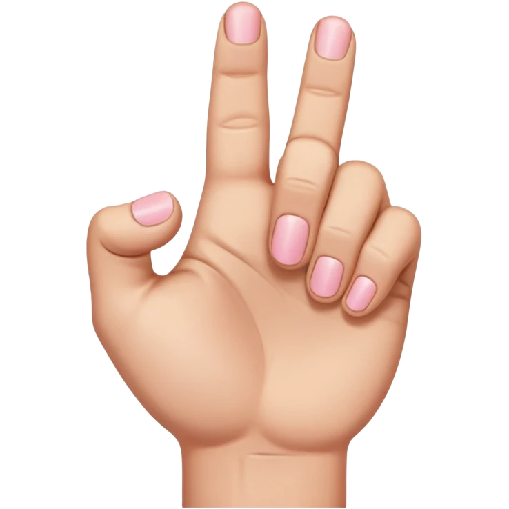 pinky finger sticking out of fist emoji