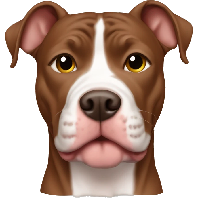 All brown pitbull emoji