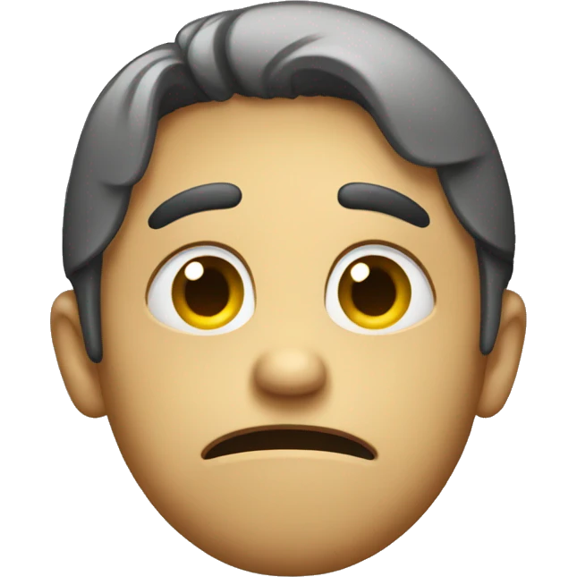Sad smile emoji