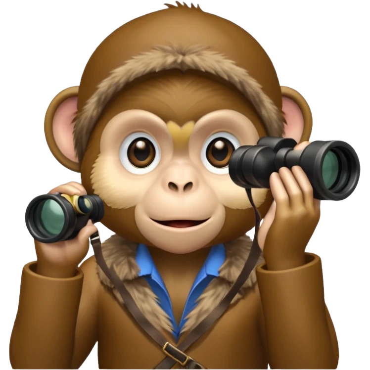 monkey binocular emoji