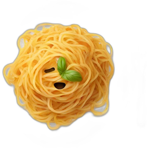 Plate of spaghetti  emoji