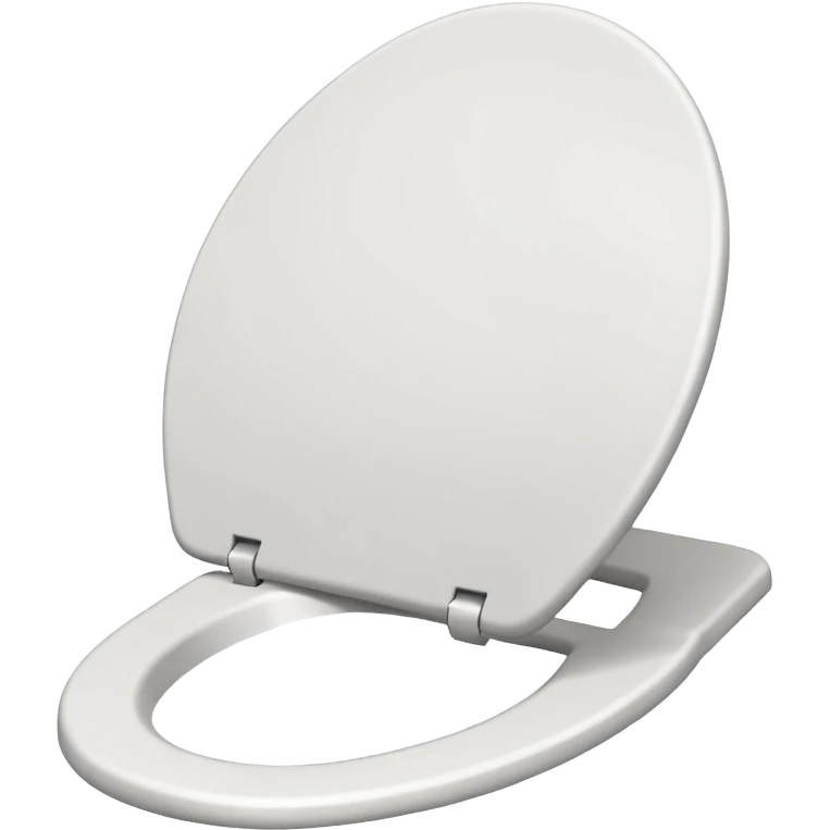 Toilet seat made of paper emoji