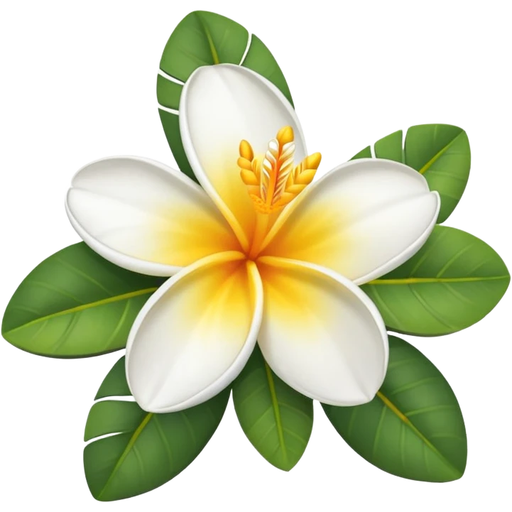 Frangipani emoji