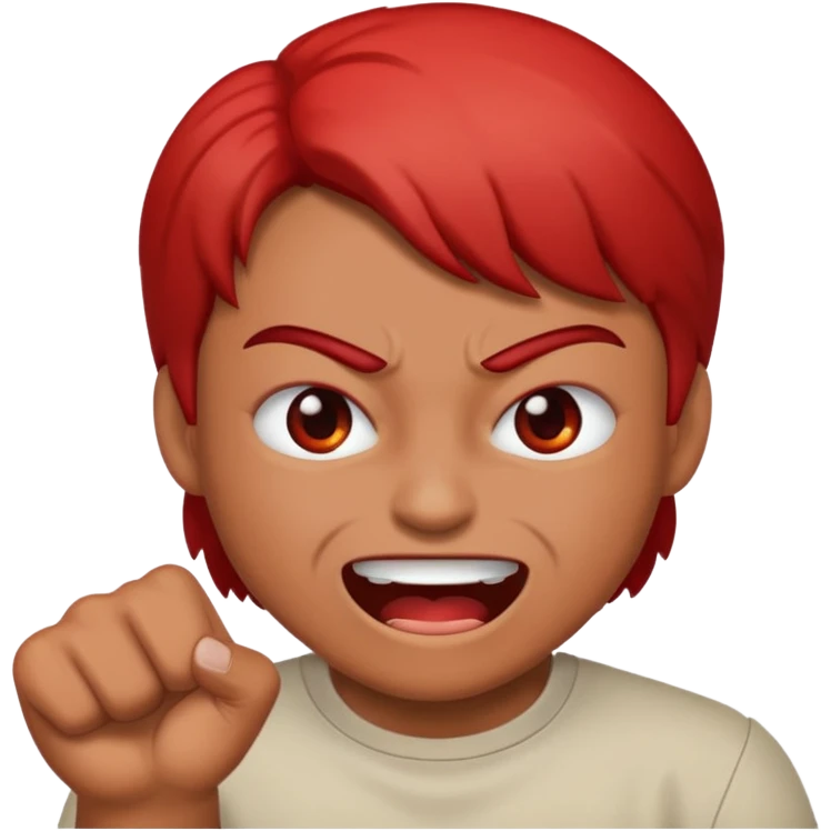 angry but happy  emoji