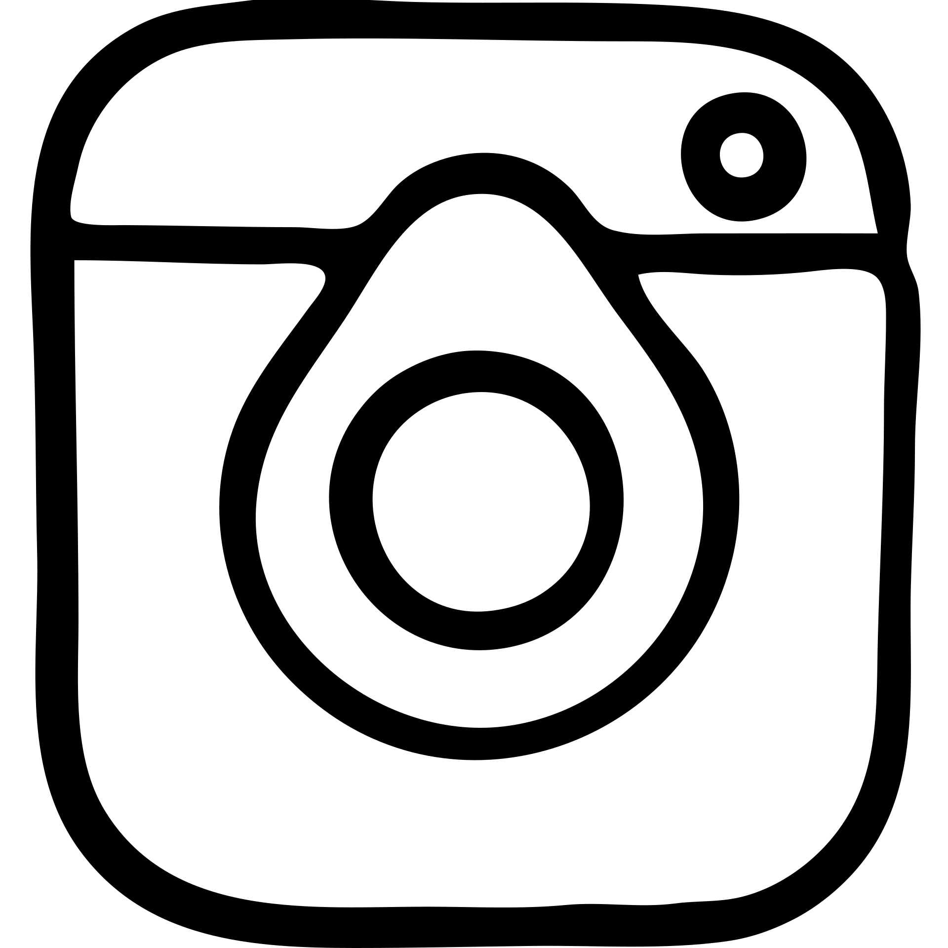 Instagram logo in minimalist icon style, simple lines, no fill emoji