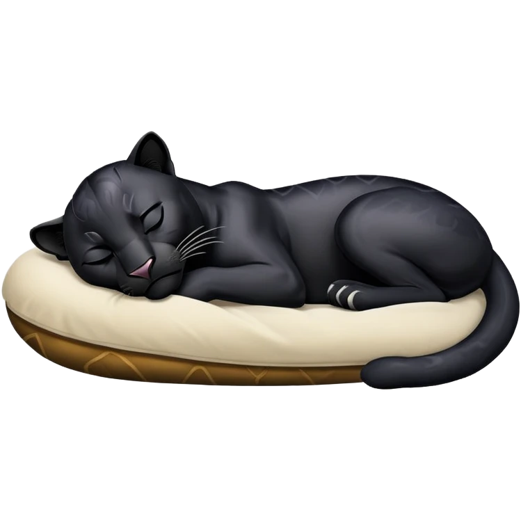 Black Panther sleeping emoji