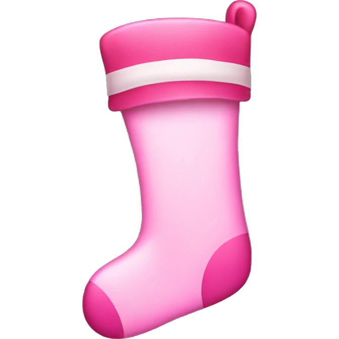Pink stocking  emoji