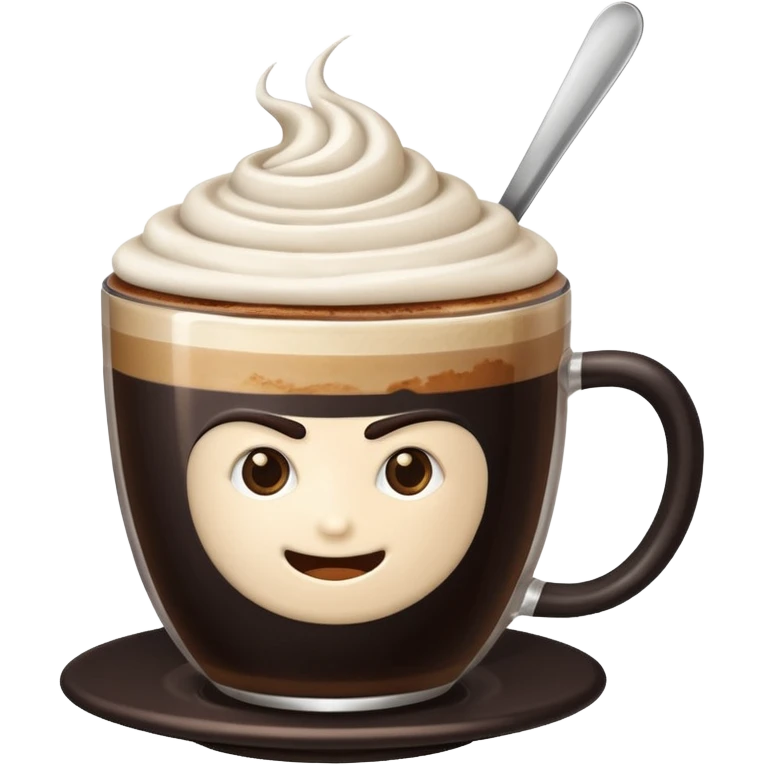 A ninja cappuccino  emoji