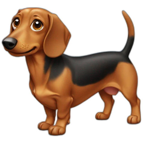 Daschund emoji