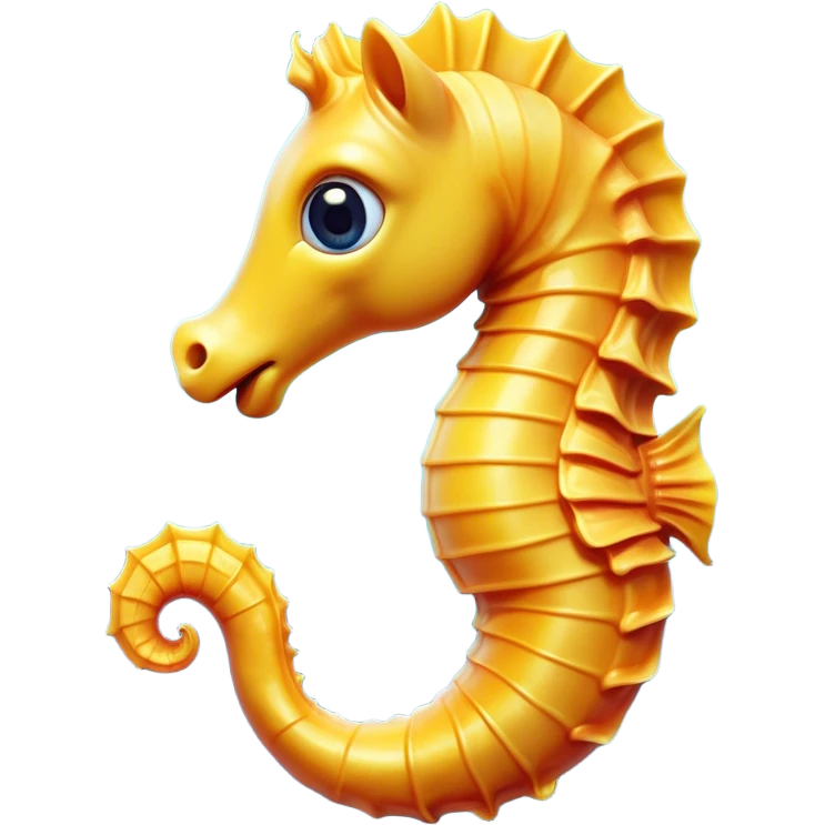 Cinematic Comical Sea Horse Portrait Emoji, Head tilted dramatically with an exaggeratedly amused expression, featuring a delicately curved seahorse with a whimsically coiled tail and wide, comically expressive eyes full of playful disbelief, Simplified yet hilariously expressive features, highly detailed, glowing with a slightly sassy aquatic glow, high shine, dramatic yet playful, stylized with an air of quirky marine mischief, soft glowing outline, capturing the essence of a meme-worthy seahorse that looks ready to drift its way into viral fame! emoji