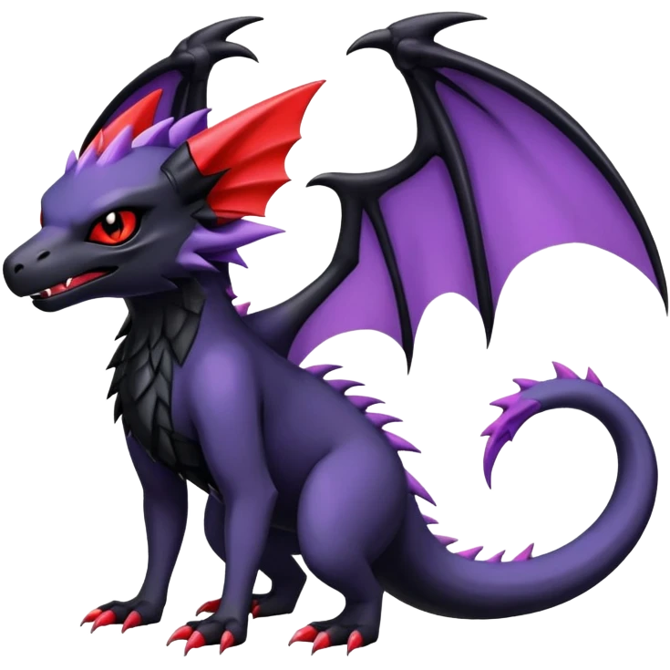 Salandit-Absol-Noibat-Noivern-Hybrid (Full body) emoji