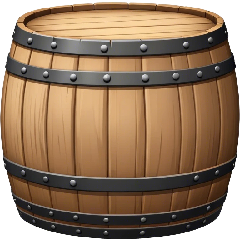 Wooden barrel emoji