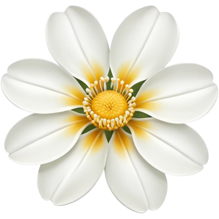 One White flower emoji