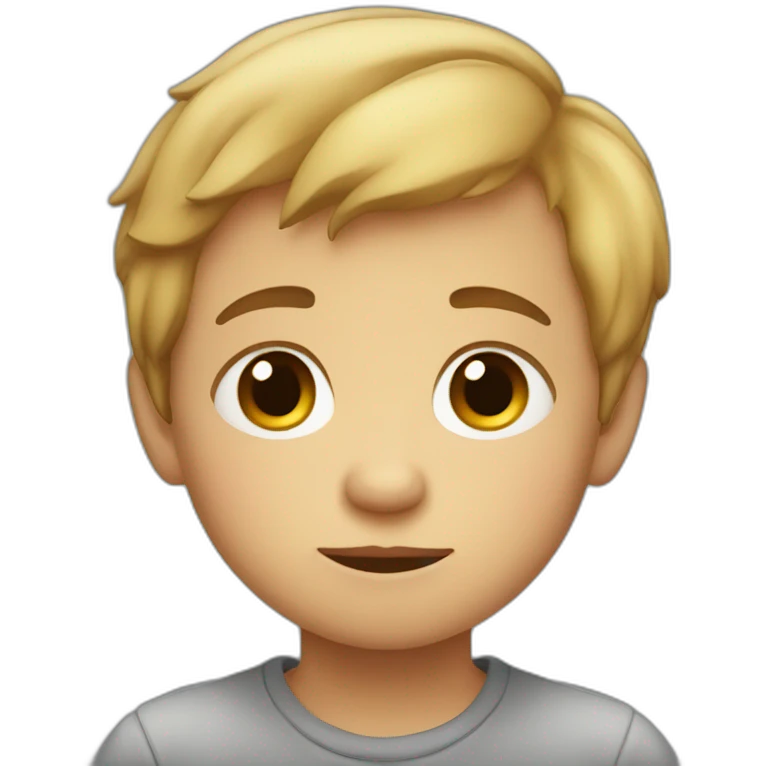 cute,sorry little boy emoji