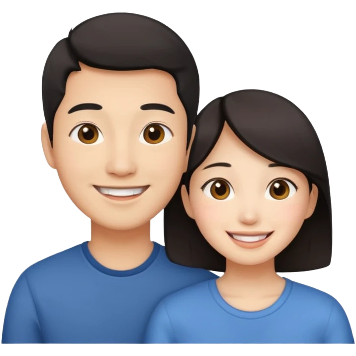 Asian couple emoji