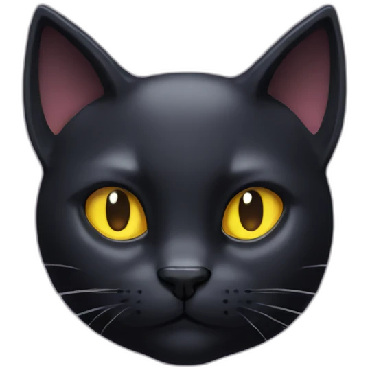 Super Nintendo black cat emoji