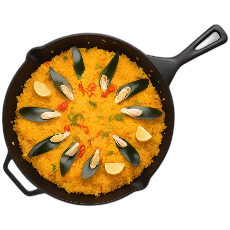 Paella valenciana emoji