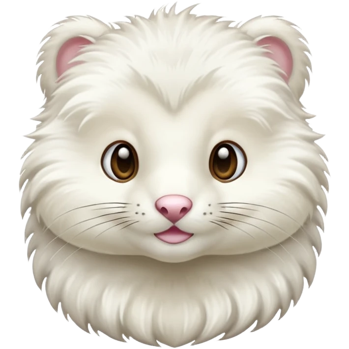 white mink emoji