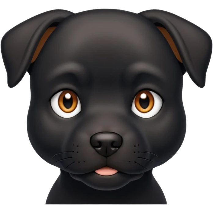 black dog emoji